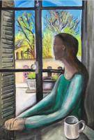Woman at a Window by Rebecca Vincenzi