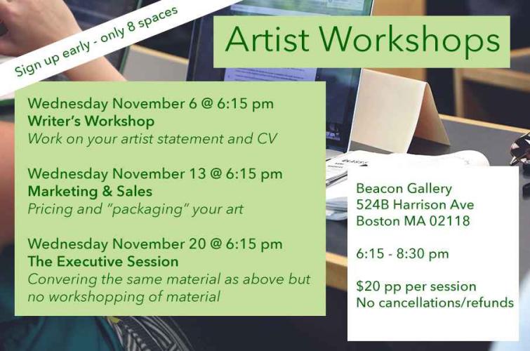 Artist Workshop Info Card by 