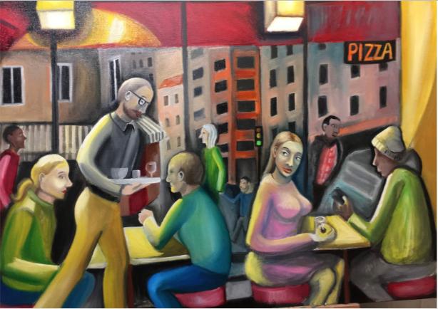 Café in Montreuil by Rebecca Vincenzi
