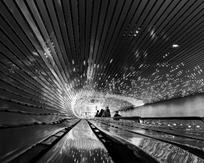 Light At The End of the Tunnel, D.C. (Framed) by Howard Fineman