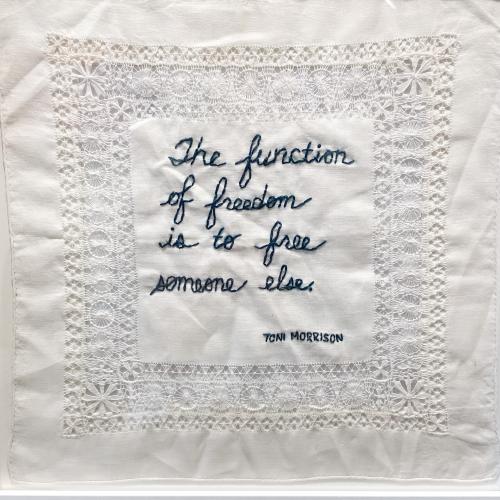 The Function of Freedom... Quotation by Toni Morrison by Diana Weymar